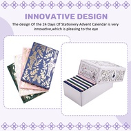 【SUNNY2015 SHIPPING】Winter Woodlands Design Christmas Countdown Calendar Stationery Supplies 24 Days