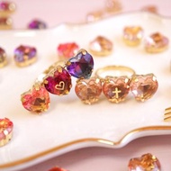 三連ハート リング