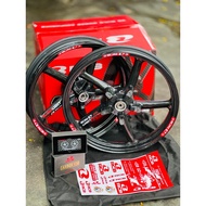 RCB Carbon Sport Rim CR55 Black Yamaha Y15zr Y15 Size Front 215x17 Rear 300x17 Racing Boy Sport Rim 