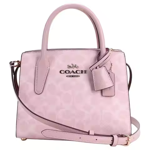 COACH Andrea Artificial Leather Lady Dior Bag, Shoulder Bag, Crossbody Bag, Handbag Small Women's Pi