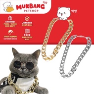 Cat Dog Chain Cosplay Costume Anabul Dog Cat Necklace Chain Swag Fashionable Pet Chain Necklace Toko