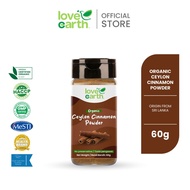 Love Earth Organic Ceylon Cinnamon Powder 60g