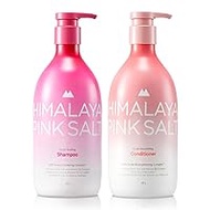 HIMALAYA PINK SALT Shampoo and Conditioner Set - Clarifying and Nourishing Hair Care Set for Itchy Scalp and Dry Hair - Apple Cider Vinegar, Natural Oil, Silicone-Free, Sulfate Free (21.1 oz x2)