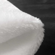 Ready Stock spot White short plush fabric display cushion plush Tablecloth Stall Cloth plush Tablecl