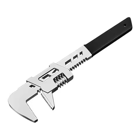 1pc F-type Wrench Adjustable Spanner Pipe Wide Jaw Opening Spanner F Type Wrench Movable Spanners Re