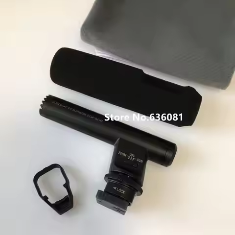 ECM-GZ1M Gun Zoom Mic Microphone For Sony A7RM3 A7RM4 FDR-AX700 A9 A7R A7S DSC-RX10M4 A6500 A6600 A7