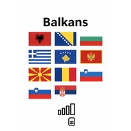 Balkans Travel eSIM Albania Bosnia and Herzegovina Bulgaria Croatia Kosovo Montenegro North Macedoni