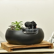 ✸∈feng shui wheel lucky rockery fountain water rise indoor office desktop landscape transfer ball circulation flowing ma