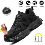 Women's Shoes Steel Toe Kevlar Anti-Piercing Anti-Smash Light Soft Factory Building Work Shoes