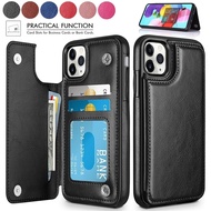Flip Leather Case samsung s20fe s8 s9 s10 plus galaxy S8 Plus Case Wallet business card credit card bag cover