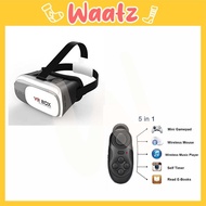(ACC37) VR BOX Virtual Reality Movies Games 3D Glasses Wireless Video Movie Garming For Smart Phones