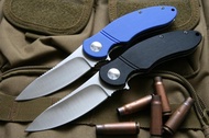 Diskon Miker Tactical Folding Knife 9Cr18Mov Blade G10 Survival