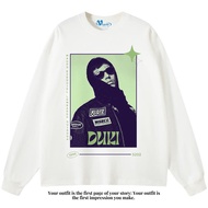 VEGA88 *Duki* Oversized longsleeve t-shirt | Oversized t-shirt | White t-shirt | Vintage tee