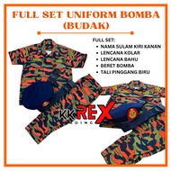 UNIFORM BOMBA BUDAK TADIKA FULL SET / CITA-CITA BOMBA
