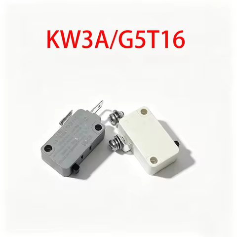 Electric faucet micro switch KW3A/G5T16 16A 22A 250V 2 screw foot with teeth normally open accessory