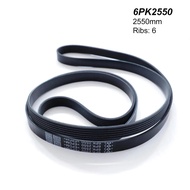 6PK2550 V-Ribbed Belt For LINCOLN NAVIGATO 5.4L 2007-2017 JEEP COMPASS 2.4L 2006-2016 KIA FORTE SPOR