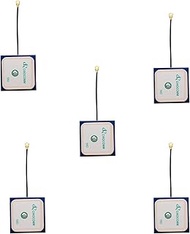 5PCS 32dB High Gain Active GPS Antenna with IPEX1.0 Connector 1575.42MHz Ceramic Patch Antenna 25x25