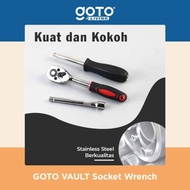 Goto Vault Socket Wrench Set 27 46 Pcs Complete Multifunction - 46PCS/SET BLACK