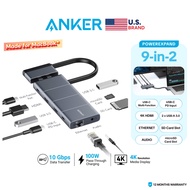 [for MacBook] Anker PowerExpand USB-C Hub (9-in-2) 4K HDMI Transfer 10 Gbps 100W PD 3.5mm AUX Ethern