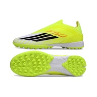 F50 Elite Messi TF 36--45 Pink Laceless Men's Soccer Shoes Slip-resistant and Durable Football Boots