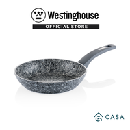 Westinghouse USA Brand Non-stick Frying Pan | 20cm/24cm/26cm/30cm | Granite Grey Series | Cool Touch Handle | Suitable for Induction/Ceramic/Gas Hob | Non-Toxic