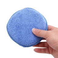 (MZSV) Microfiber Wax Applicator 60Pcs Car Cleaning Polish Wax Foam Sponge Polishing Sponge Blue