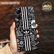 HP Infinix Smart 10 Silicone Case Ad1das UV Printing HD Latest 2026 | Softcase Infinix Smart Series 