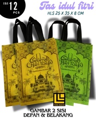 ( 12 pcs / lusinan ) goodie bag TAS LEBARAN tas idul fitri 2025 ukuran besarsedangkecil