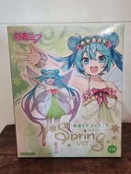 二手 TAITO 初音未來 Spring Ver. 3rd Season Miku Figure 景品