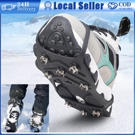 Anti-slip Hiking Shoes Crampons 1 Pair 8 Nails Ice Gripper Anti-Slip Ice Floes Gripper Shoes Anti-sl