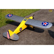 READY STOCK J3 - CUB  U.S. ARMY  (46 size - scale warbird category) VQ MODEL RC PLANE