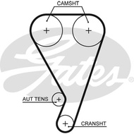 Timing Belt TOYOTA CROWN JZS130 JZS141 JZS151 JZS151 JZS171 SUPRA JZA70 1JZ-GE 1JZ-GTE 2.5 137 Teeth