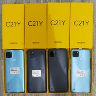 Realme C21Y 4/64 FULLSET LENGKAP MULUS SECOND NO MINUS BEKAS RESMI