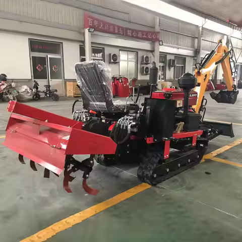 35 Hp Plowing Cultivators Mini Tiller Rotary Small Tractor Rotary Tiller Low Price Diesel Engine Min