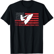 Jet Ski American Flag Funny Jet Skiing Gift T-Shirt