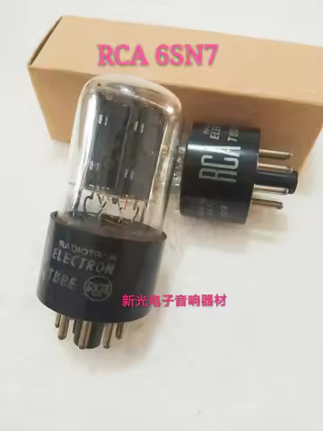 American 6SN7 electronic tube can replace 6H8C 6N8P 5692 CV181 ECC33 black screen tone quality Soft 