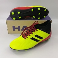 (F99) HARA Sports รองเท้าฟุตบอล รองเท้าสตั๊ด สีเขียวตอง Size 38-46 รุ่น F99