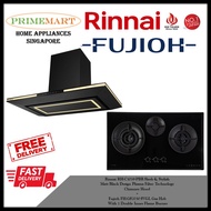 Rinnai RH-C1059-PBR Chimney Hood + Fujioh FH-GS7030S SVGL Gas Hob BUNDLE DEAL - FREE DELIVERY