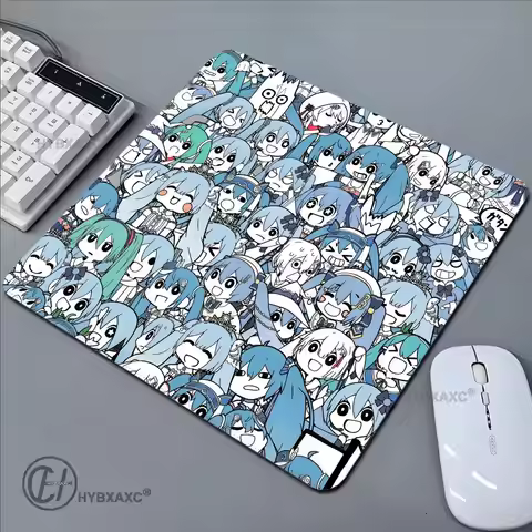 HYBXAXC Mouse Pad H-Hatsunes M-Miku Mouse Pad Desk Mat Desktop Computer Keyboard Wireless Mouse Boy 