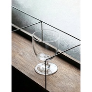 Jiutu Simple Goblet Household Transparent Red Wine Glass Creative Dessert Glass Bubble Water Glass G