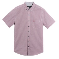 OASIS เสื้อเชิ้ตผู้ชาย ลายสก็อต เสื้อเชิ้ต แขนสั้น เสื้อเชิ้ตชาย ผ้าCotton100% MWSB-4008P-15 สีน้ำตา