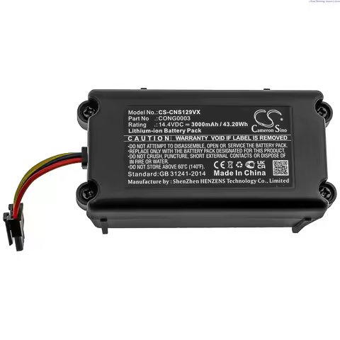 14.4V 3000mAh Battery for Infinuvo CleanMate S950 S990 S995 S1000 S970 S850 S930,For Symbo LASERBOT 