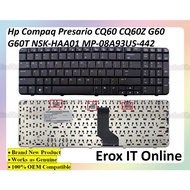 Compaq Presario CQ60 CQ60Z G60 G60T NSK-HAA01 MP-08A93US-442 496771-001 Laptop Keyboard