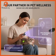 Pinkcat Protable UV Flashlight 365 NM Ultraviolet Testing Lamp For Cat Dog Testing Pet Stain And Bed