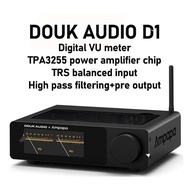 DOUK AUDIO D1 Ampapa Bluetooth Amplifier Digital Screen VU Strap PFFB High Pass Filter 300W Amplifie