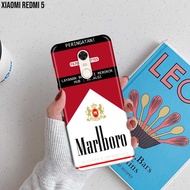 Cassing Untuk Xiaomi Redmi 5 - Fashion Case Smoke Rokok Keren [Star Case] - Untuk Pria Dan Wanita - 