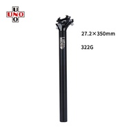 UNO หลักอานจักรยานภูเขา27.2 30.9 31.6*350/400MM MTB จักรยานเสือหมอบหลักอานอะลูมินัมอัลลอยเสาที่นั่งน