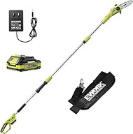 EWORK 20V 8-Inch Cordless Pole Saw, Pro Electric Pole Saws for Tree Trimming Battery Powered, Extens