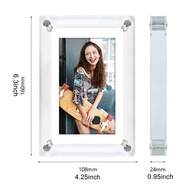 Love Memories Digital Portrait Frame 5 -inch Frame Digital Photography Frame iPS พร้อมหน่วยความจำ 4G