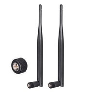 Bingfu 4G LTE Antenna Cellular 6dBi SMA Male Antenna (2-Pack) Compatible with 4G LTE Wireless CPE Ro
